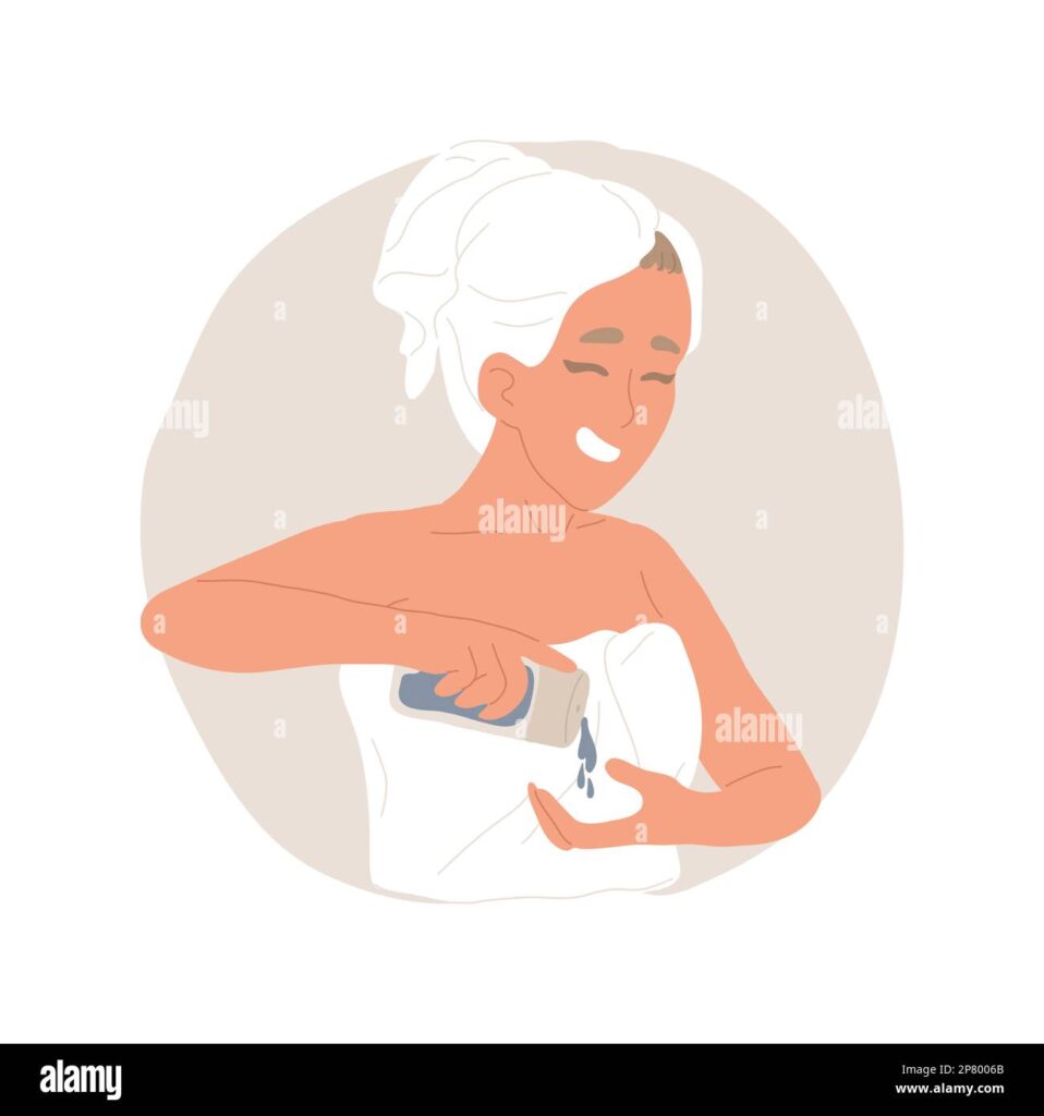 body-lotion-isolated-cartoon-vector-illustration-attractive-girl-applying-body-lotion-after-taking-shower-smiling-young-woman-making-skin-cleansing-body-care-at-home-vector-cartoon-2P8006B