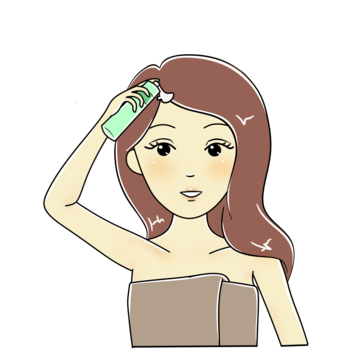 pngtree-a-girl-spraying-hair-cream-png-image_6686263