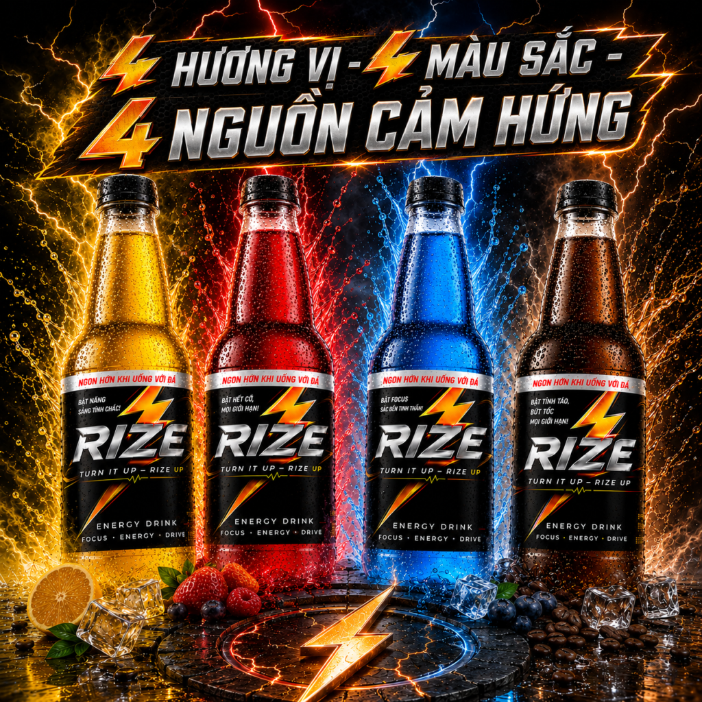 Nước tăng lực RIZE