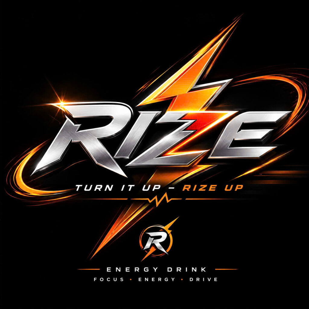 Logo thương hiệu nước tăng lực rize