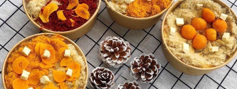 Bánh bông lan trứng muối thủ công tại tiệm Honey Bakery