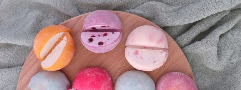 Mochi trái cây handmade tại Honey Bakery